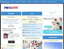 Tablet Screenshot of portalseven.com